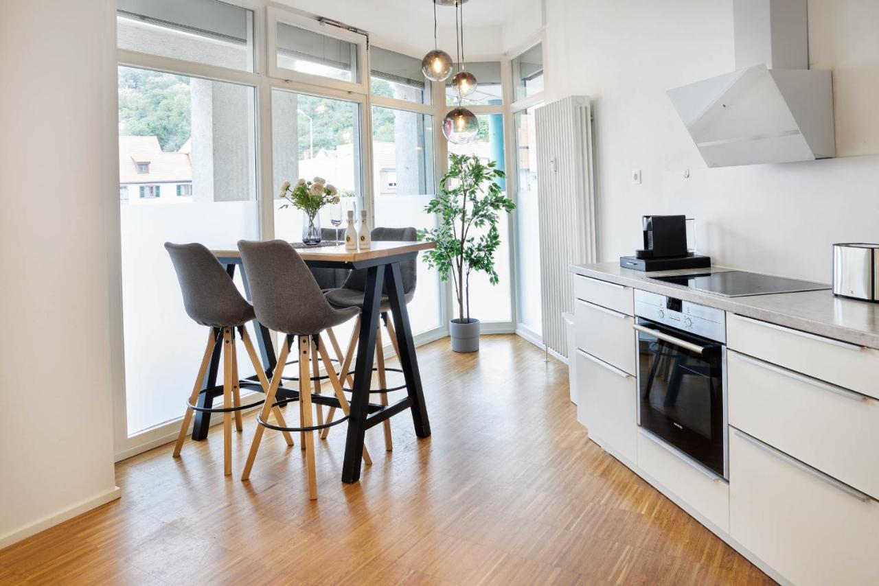 Design City Apartment, Modern, Ebenerdig, Top Lage 魏因海姆 外观 照片