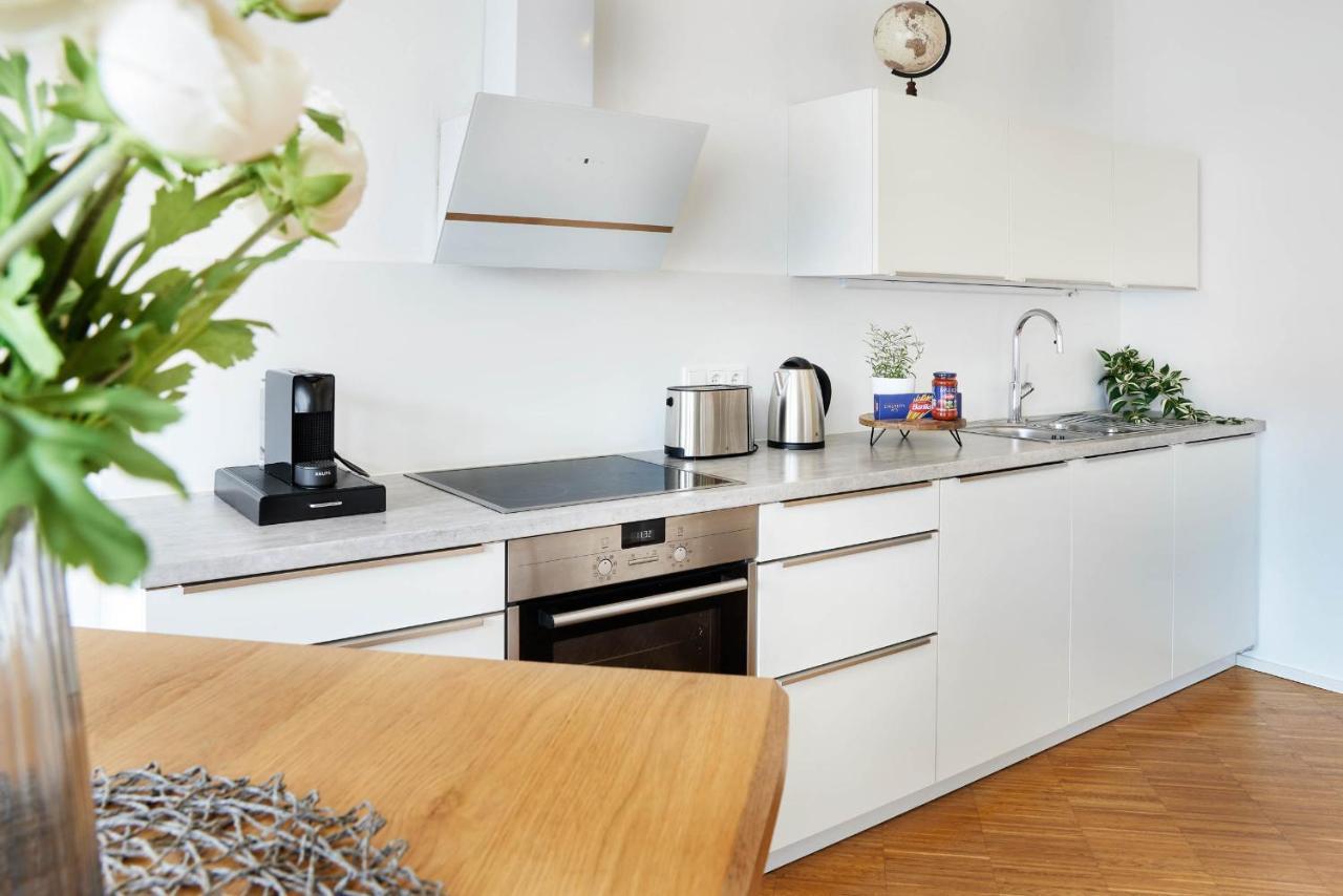 Design City Apartment, Modern, Ebenerdig, Top Lage 魏因海姆 外观 照片