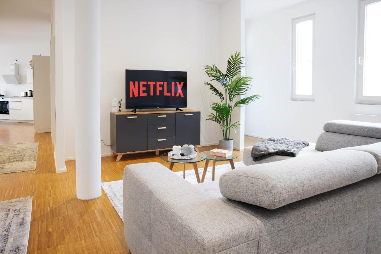 Design City Apartment, Modern, Ebenerdig, Top Lage 魏因海姆 外观 照片